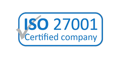 ISO 27001 certified company logo