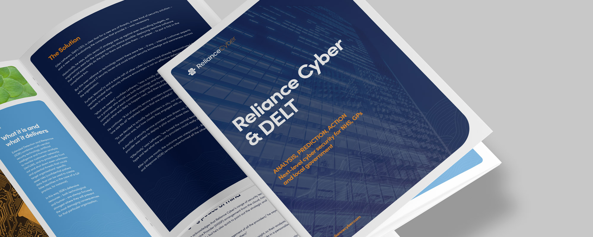 Reliance cyber and DELT case study booklet