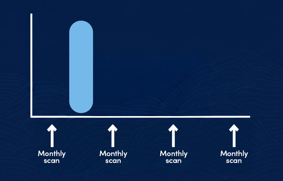 vulnerability inmonthly scans