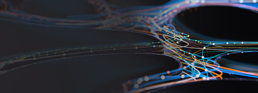 Digital concept illustrate of modern technology and innovative processes, networking and big data.
3d rendering